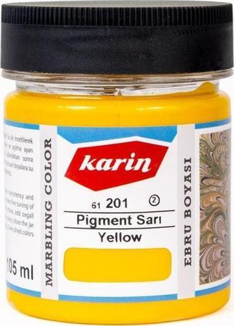 Karin Geleneksel Ebru Boyası 201 PİGMENT SARI 105 ml