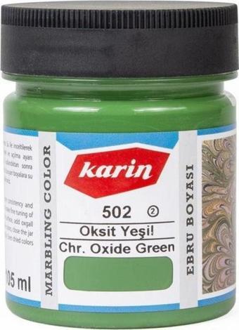 Karin Geleneksel Ebru Boyası 502 OKSİT YEŞİL 105 ml 
