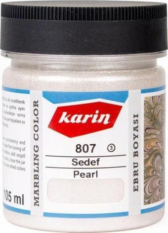 Karin Geleneksel Ebru Boyası 807 SEDEF 105 ml 