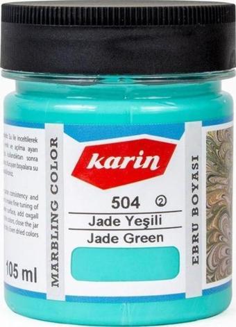 Karin Geleneksel Ebru Boyası 504 JADE YEŞİLİ 105 ml