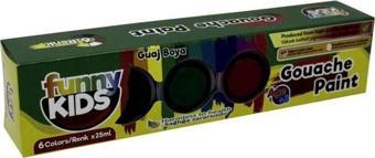 Funny Kids Guaj Boya 6 Renk x 25 ml Set