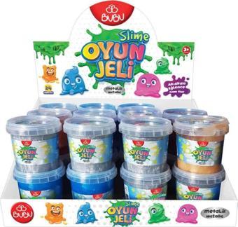 Bubu Oyun Jeli (Hazır Slime) Metalik 145 gr 1 Adet 