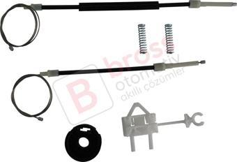 Fiat Albea Siena Palio MK1 1996-2016 4/5 Kapı 46786201 İçin Elektrikli Ön Sol Cam Kriko Tamir Seti