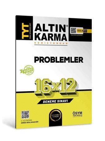 Altın Karma 2024 Tyt Problemler 16X12 Deneme Sınavı - Altın Karma Yayınları