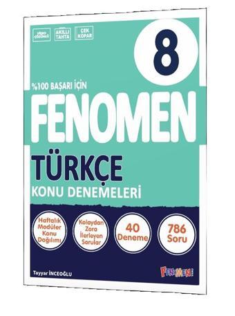 Fenomen Okul 2024 8. Sınıf Türkçe 40 Lı Konu Denemeleri