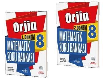 Orjin Yayınları 8. Sınıf Matematik 1. Ve 2. Dönem Soru Bankası 2023