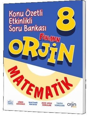 Orjin Yayınları 8. Sınıf Matematik Konu Özetli Etkinlikli Soru Bankası 2023