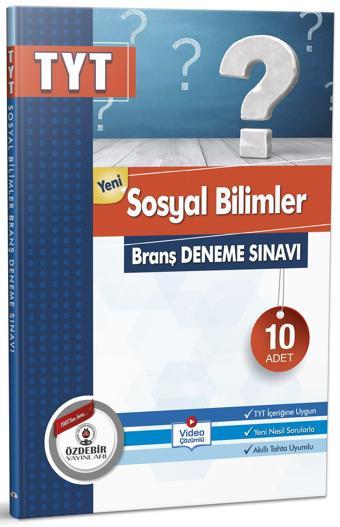 Özdebir Yayınları 2024 Tyt Sosyal Bilimler Branş Deneme Sınavı - Özdebir Yayınları