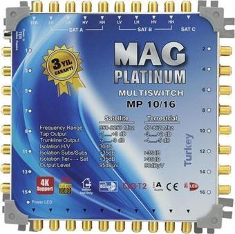 10*16 KASKATLI UYDU SANTRALİ MAG PLATINUM (2818)