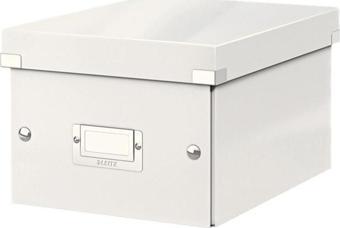 Leitz 6043 WOW Metalik Beyaz Küçük Boy Saklama Kutusu