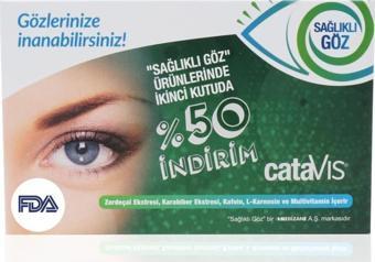 Medizane Sağlıklı Göz CataVIS Gıda Takviyesi - 2.si %50 İndirimli 2x20 Kapsül