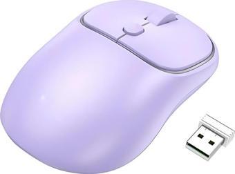 Polham 2.4G Çift Modlu Aerodinamik Sessiz Kablosuz Mouse,  Windosw, Linux, Mac Os Uyumlu Mouse