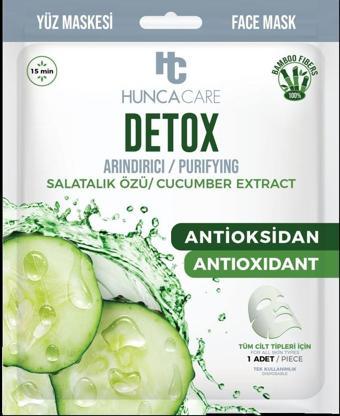 HUNCA CARE DETOX KAĞIT YÜZ MASKE - ARINDIRICI / PURIFYING