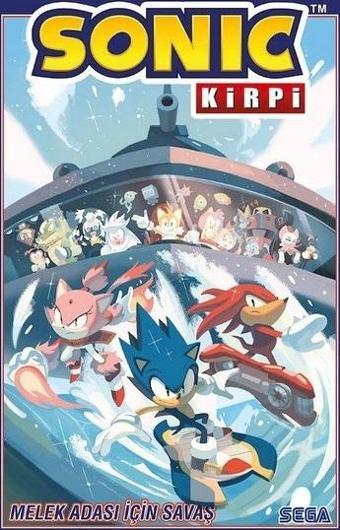 Sonic Kirpi Cilt 3 - Melek Adası İçin Savaş - Ian Flynn - Presstij Kitap