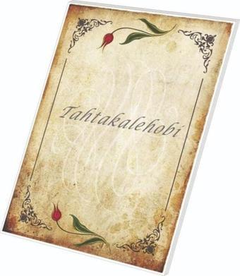 Art & Art Kaligrafi Kağıdı A4 250gr Mat Kuşe 10'lu Paket - Çift Lale Bordür
