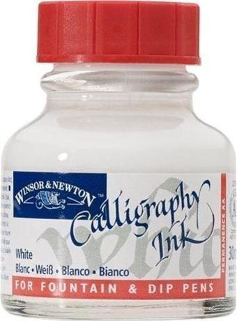 Winsor & Newton Kaligrafi Mürekkebi 30 ml. TITANIUM WHITE