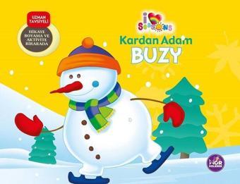 Kardan Adam Buzy - Hikaye Boyama ve Aktivite Bir Arada - Kolektif  - Mor Kelebek