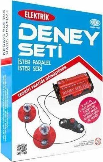 Kumtoys Elektrik Deney Seti Ahşap Zeminli Seri Paralel Devre Ödev Seti