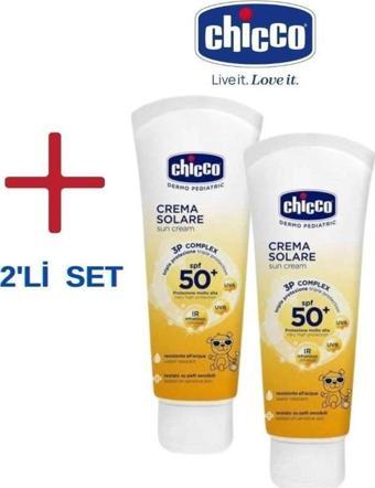 Chicco Güneş Kremi Spf 50+ 75 ml 2'li Set 2 Adet Güneş Kremi