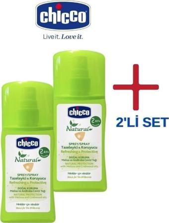 Chicco Tazeleyici ve Koruyucu Sprey -100 ml 2'li Set 2 Adet Tazeleyici