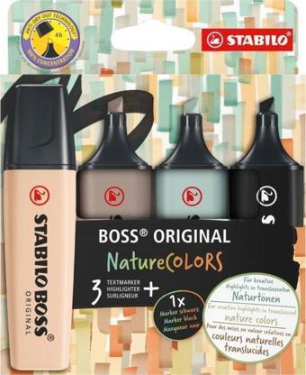 Stabilo Boss Nature Colors 4 Renk 70 4 2 5 Yeni Doğal Renkler Serisi