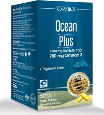 Ocean Plus 1200 Mg Omega-3 Balık Yağı 50 Kapsül