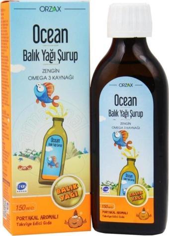 Ocean Portakal Balık Yağı Şurup 150 Ml