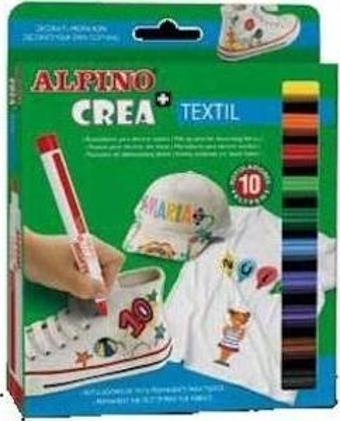 Alpino Crea Textil Kumaş Kalemi 10 Renk