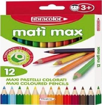 Fibracolor Mati Max Kalın Kuru Boya 12 Renk