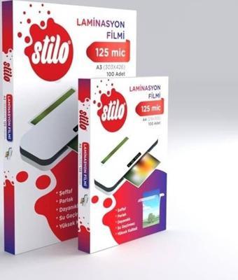 Stilo Laminasyon Filmi A3 125 Micron 100'lü