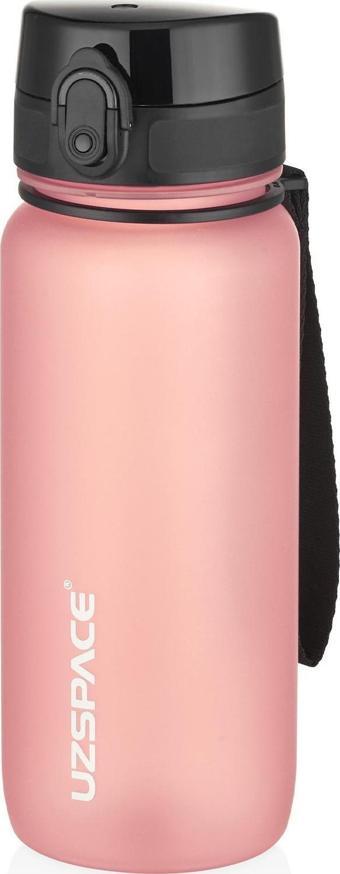 Uzspace 650 ml Tritan Su Matarası 14 Farklı Renk Softtouch 