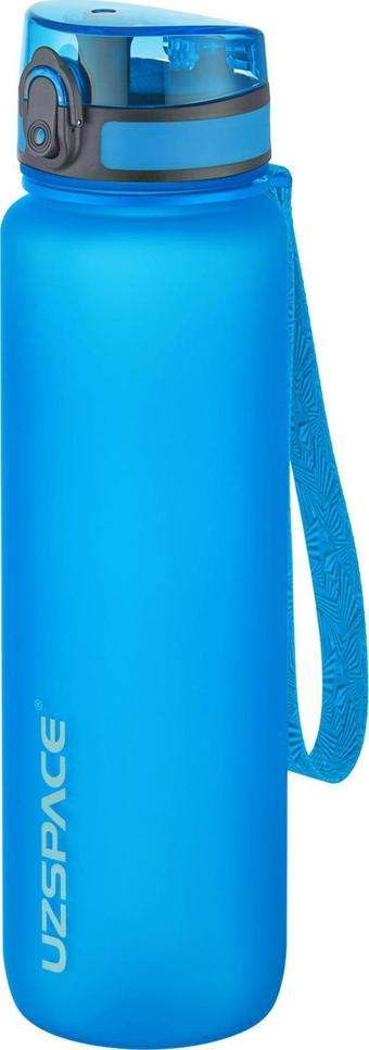 Uzspace Büyük Boy 28 cm 1000 ml 1 litre Tritan Su Matarası 14 Renk FiftyFifty Softtouch