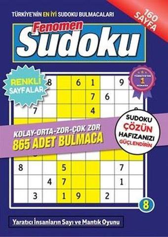 Fenomen Sudoku - 8 - Kolektif  - Maxı Yayıncılık