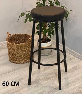 GRANDE HOME BAR TABURESİ SİYAH - SİYAH MİNDER 60 CM