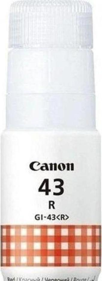 Canon Gı-43r Kırmızı Şişe Mürekkep Kartuş G540/g640