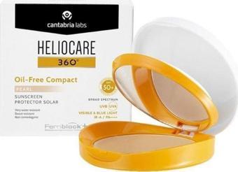 Heliocare 360 Oil Free Compact Pearl Güneş Koruyucu Kompakt 10gr