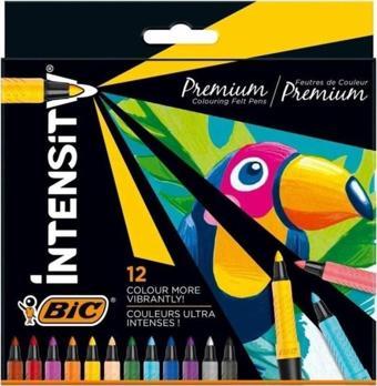 Bic Intensity Premium Keçeli Boya Kalemi 12 Renk