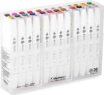 ShinHan Art Touch Twin Brush Marker 36 Renk Set