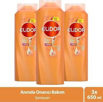 Superblend Saç Bakım Şampuanı Anında Onarıcı Bakım C Vitamini Keratin Seramid 650 ml X3