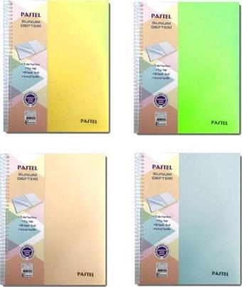 Keskin Color Pastel Sunum Defteri 70 gr 80 yp Çizgili + 20 Poşet Dosya