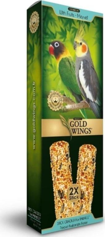 Gold Wings Premium Sultan Ve Cennet Papağanı 2'Li Kraker Meyveli