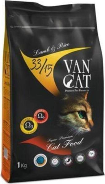 VanCat Adult Kuzu Etli Ve Pirinçli Yetişkin Kedi Maması 1 Kg