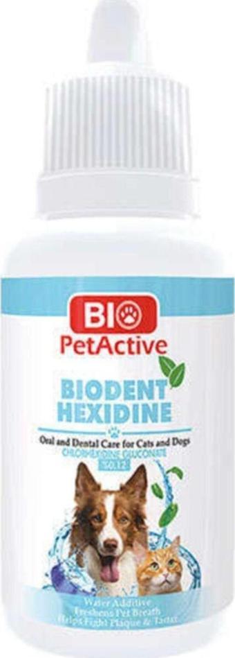 Pet Active Bio Pet Active Biodent Hexidine Ağız Ve Diş Bakım Solüsyonu 50 Ml