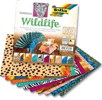 Folia Origami Kağıdı Wildlife 15x15 cm 50 Adet 495/1515