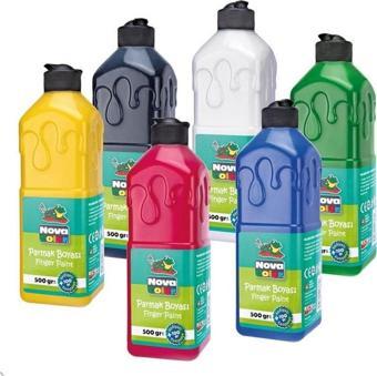 Nova Color Parmak Boyası 6 Renk x 500 gr
