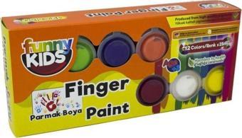 Funny Kids Parmak Boyası 12 Renk x 25 ml Set