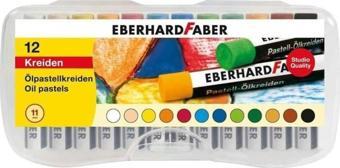 Eberhard Faber Yağlı Pastel Boya 12 Renk Plastik Kutu