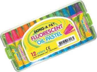 Dong-A Fluorescent Oil Pastel Fosforlu Pastel Boya 12 Renk