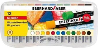 Eberhard Faber Yağlı Pastel Boya 12 Renk Plastik Kutulu