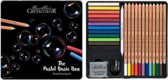 Cretacolor Pastel Basic Box Soft Pastel Başlangıç Seti 27 Parça Metal Kutu (470 22)